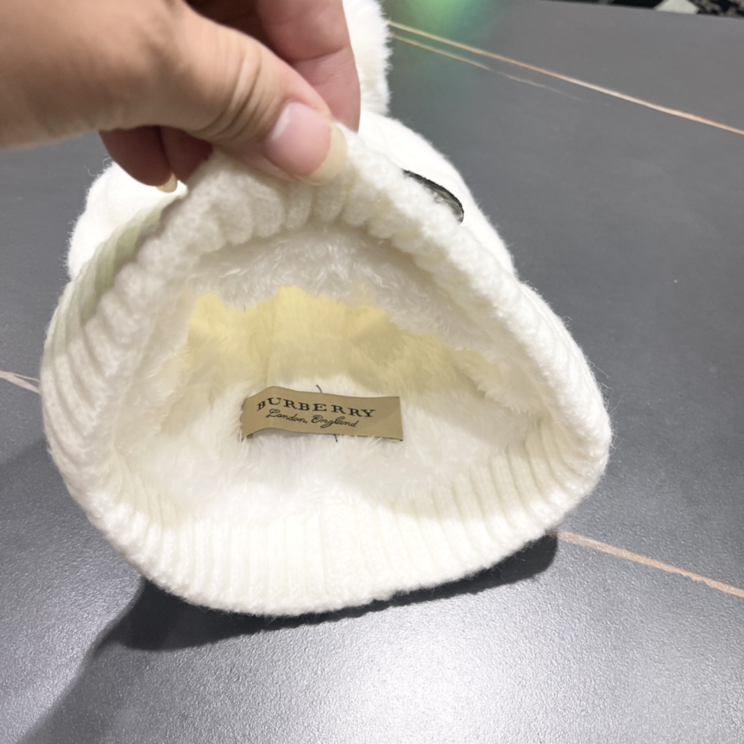 【BURBERRY巴宝莉】2024秋冬新款针织毛线帽，男女款大牌设计～秋冬穿搭必备