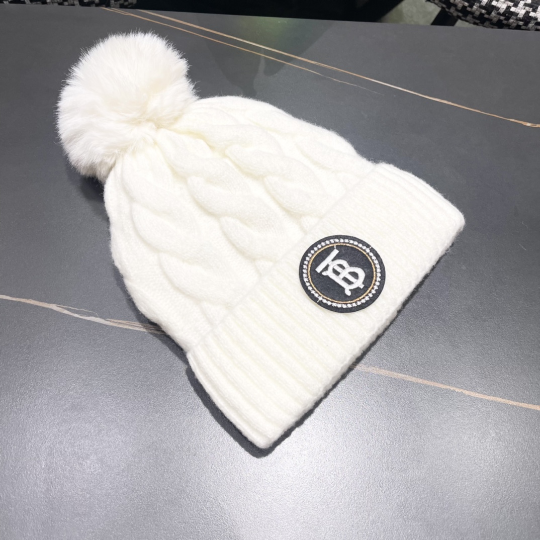 【BURBERRY巴宝莉】2024秋冬新款针织毛线帽，男女款大牌设计～秋冬穿搭必备