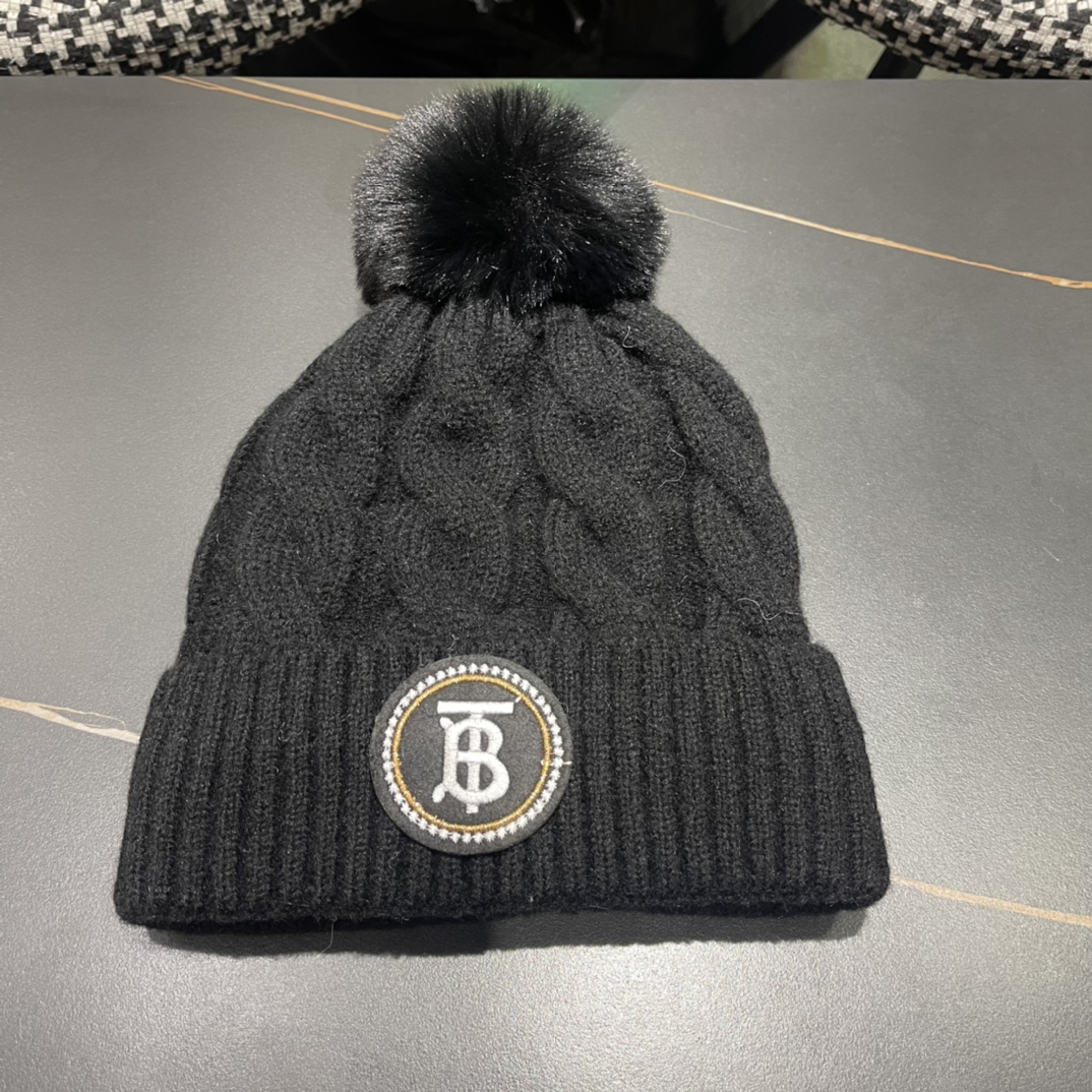 【BURBERRY巴宝莉】2024秋冬新款针织毛线帽，男女款大牌设计～秋冬穿搭必备