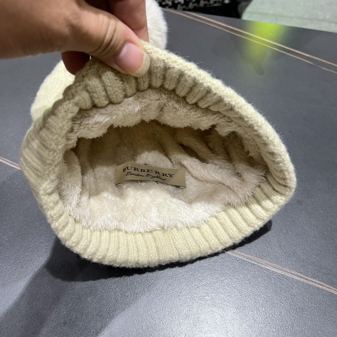【BURBERRY巴宝莉】2024秋冬新款针织毛线帽，男女款大牌设计～秋冬穿搭必备