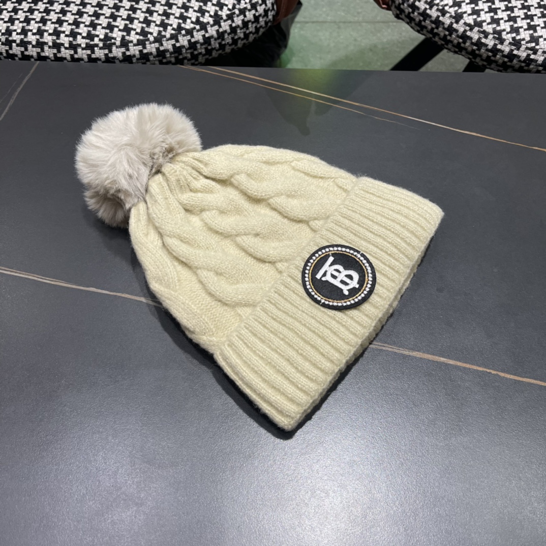 【BURBERRY巴宝莉】2024秋冬新款针织毛线帽，男女款大牌设计～秋冬穿搭必备