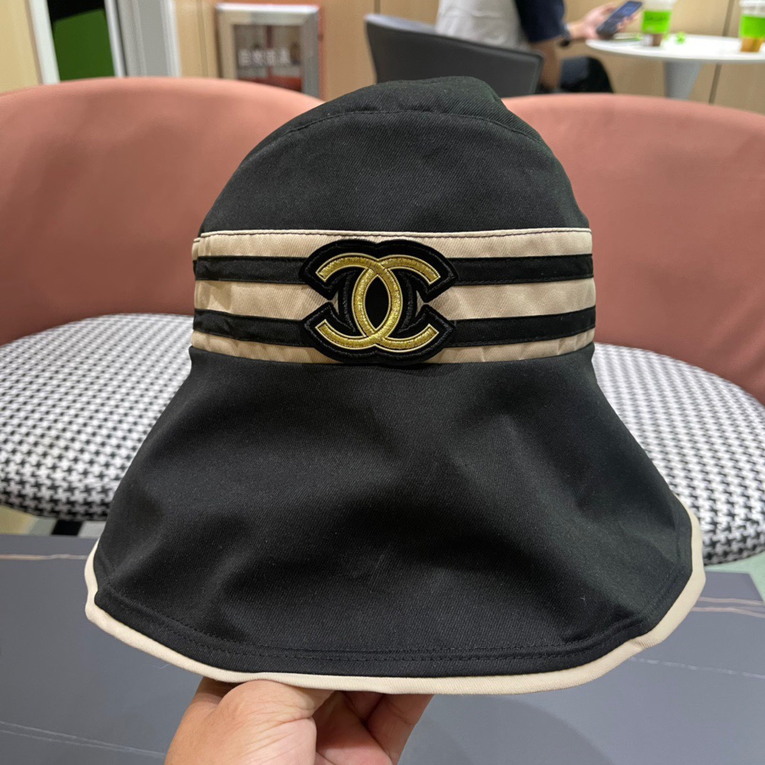 2024 香奈儿空顶帽 夏季防晒首选！极简风格异常好搭