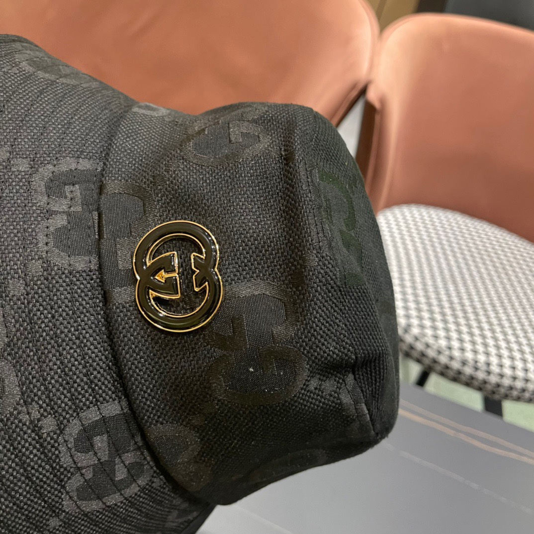 原单品质GUCCI古奇渔夫帽👒火爆来袭 工艺非常精美 高档大气上档次！方便携带！跑量！