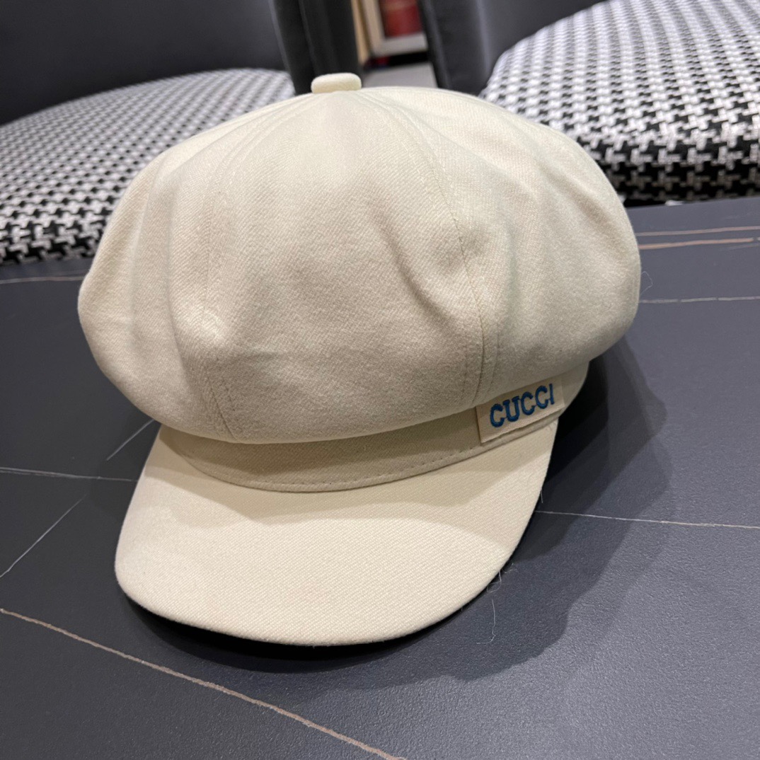  Gucci古奇秋冬新款牛仔贝雷帽鸭舌帽，帽型超级好看，出街旅游必备