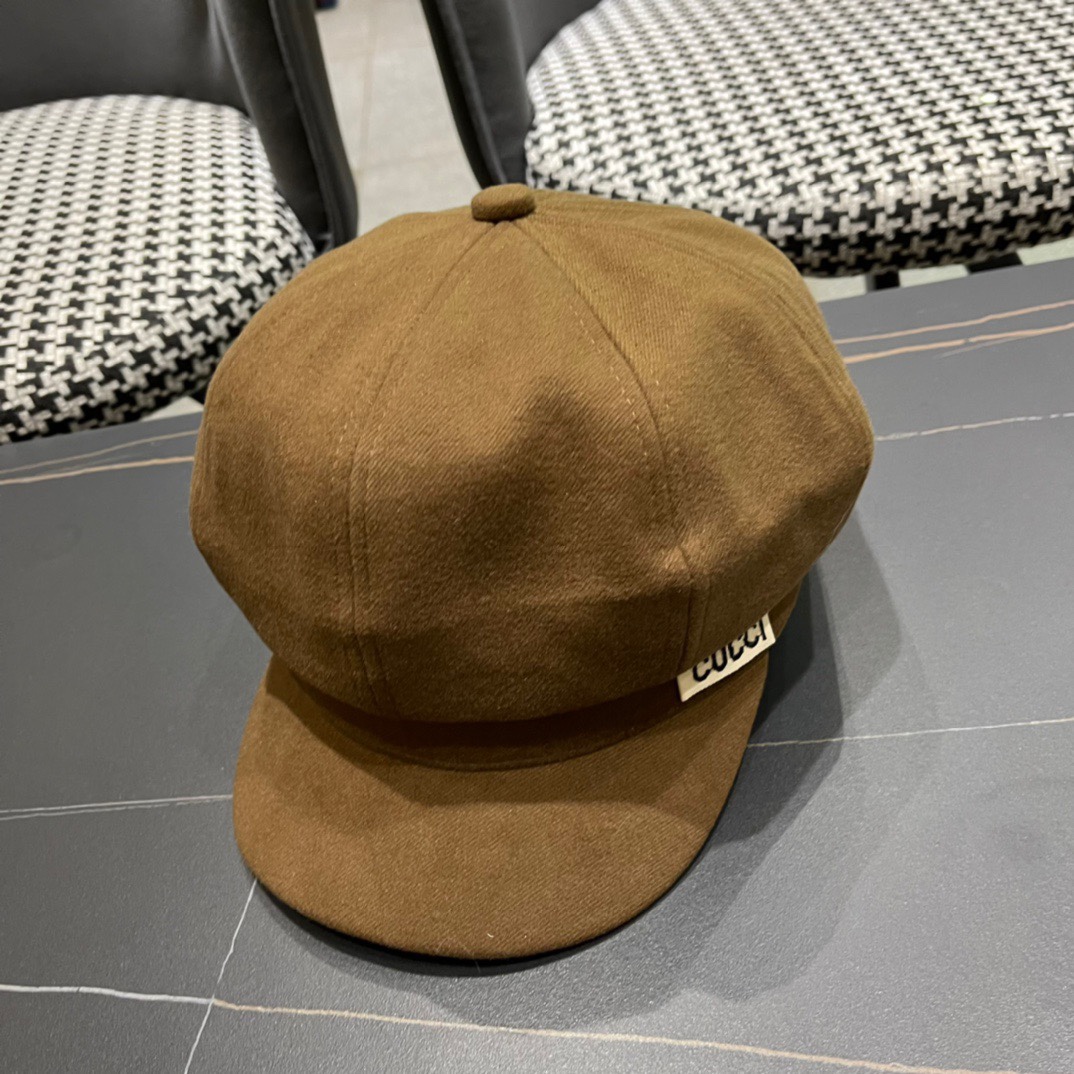  Gucci古奇秋冬新款牛仔贝雷帽鸭舌帽，帽型超级好看，出街旅游必备