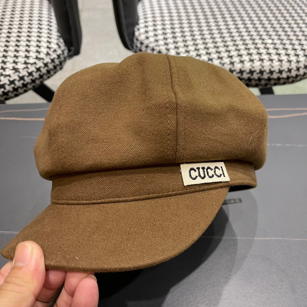  Gucci古奇秋冬新款牛仔贝雷帽鸭舌帽，帽型超级好看，出街旅游必备