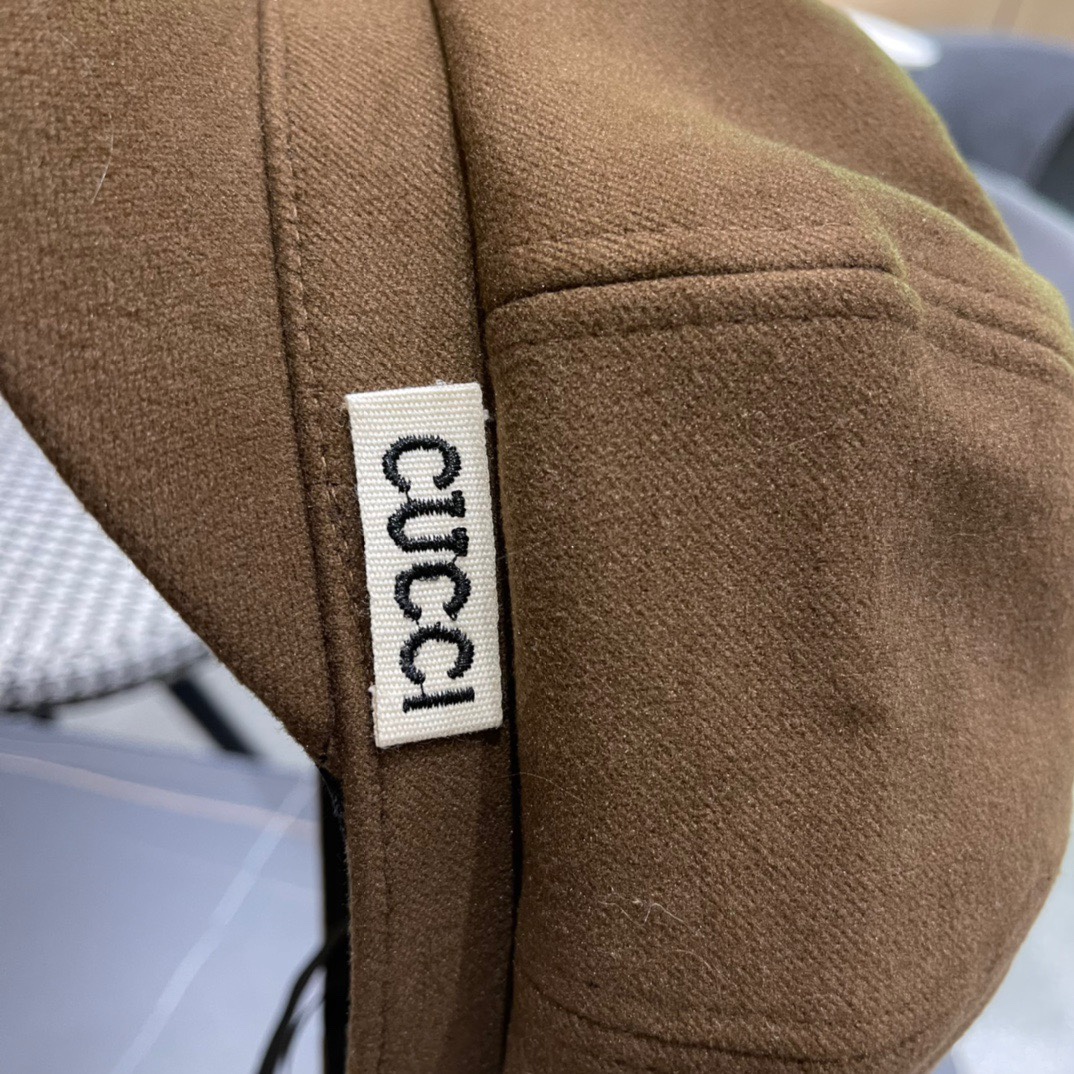  Gucci古奇秋冬新款牛仔贝雷帽鸭舌帽，帽型超级好看，出街旅游必备