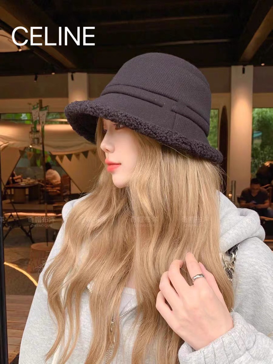 NO:214918,【CELINE】The most lamb wool fisherman hat, everyday style is very easy to match, single product hat, fisherman hat, baseball hat, knit hat, hat, celine, celine, espadrilles, hats19860909【CELINE赛琳】最羊羔毛渔夫帽,日常款超好搭配,出街单品帽子渔夫帽棒球帽针织帽,帽子,celine,celine,espadrilles,hats,hat