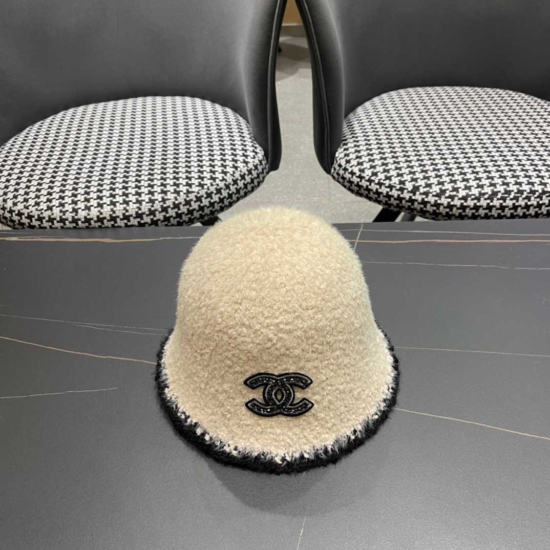 NO:214925,Chanel Chanel lamb wool basin hat women's bucket hat hot new autumn and winter hat fisherman hat winter hat fisherman hat baseball hat knit hat, hat, chanel, chanel, espadrilles, hats19860909Chanel香奈儿 羊羔毛盆帽 女款水桶帽爆款新款 秋冬季帽子渔夫帽冬款帽子渔夫帽棒球帽针织帽,帽子,chanel,chanel,espadrilles,hats,hat