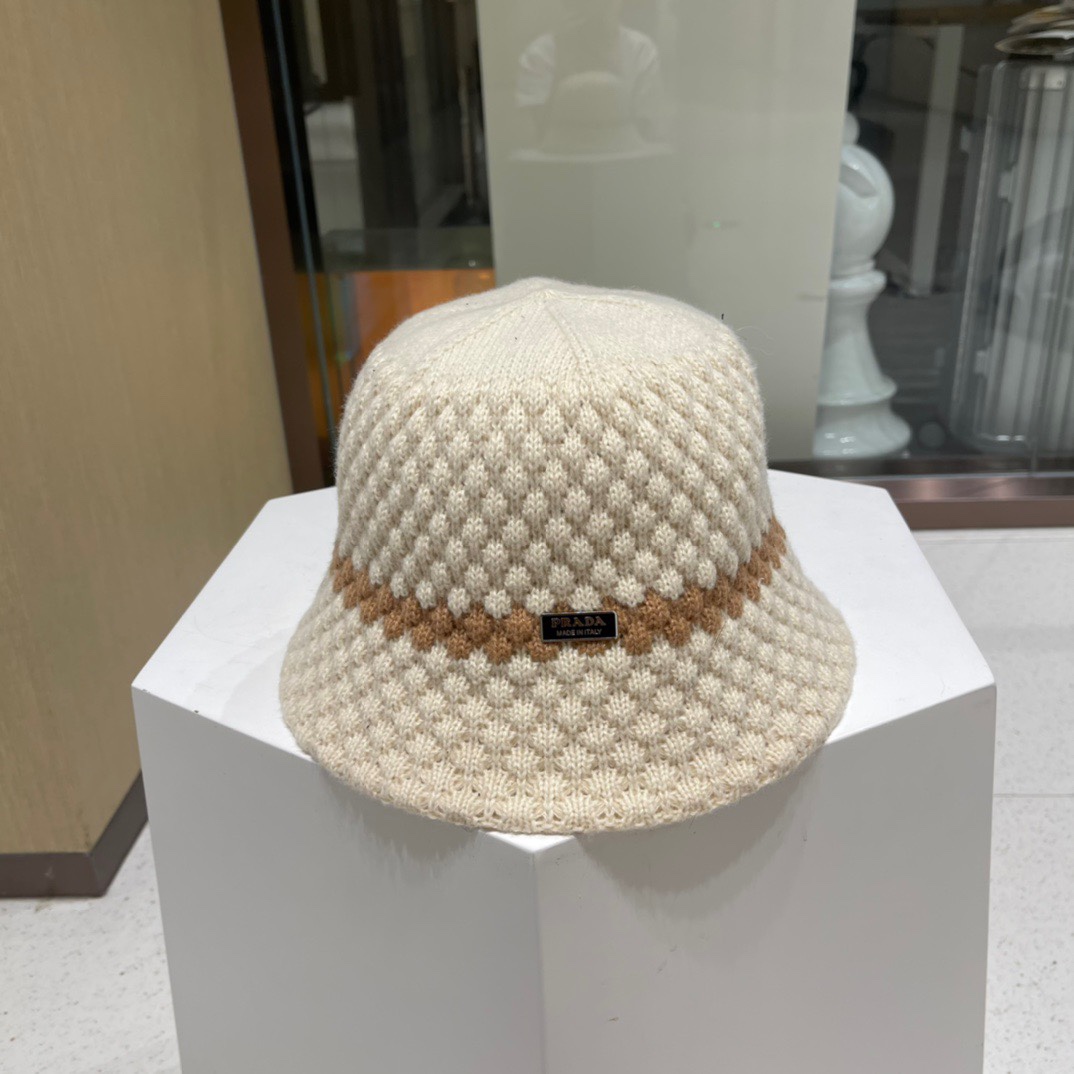 NO:214933,PRADA Prada Fisherman Hat Haute Cooking, Knitted Wool Head Circle 57cm Hat Fisherman Hat Baseball Hat Knitted Hats, Hats, Prada, Prada, espadrilles, Hats19860909PRADA普拉达渔夫帽 高级定制,针织毛线头围57cm帽子渔夫帽棒球帽针织帽,帽子,prada,prada,espadrilles,hats,hat