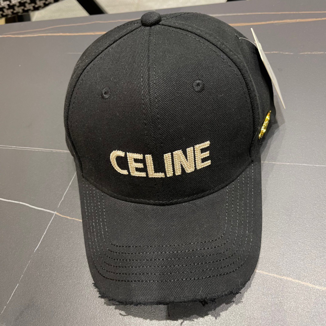 CELINE赛琳2024新款简约棒球帽专柜同步出货大牌款超好搭配赶紧入手！