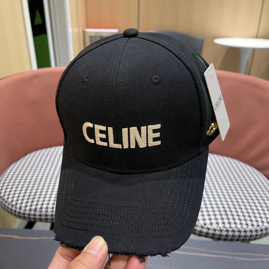 CELINE赛琳2024新款简约棒球帽专柜同步出货大牌款超好搭配赶紧入手！