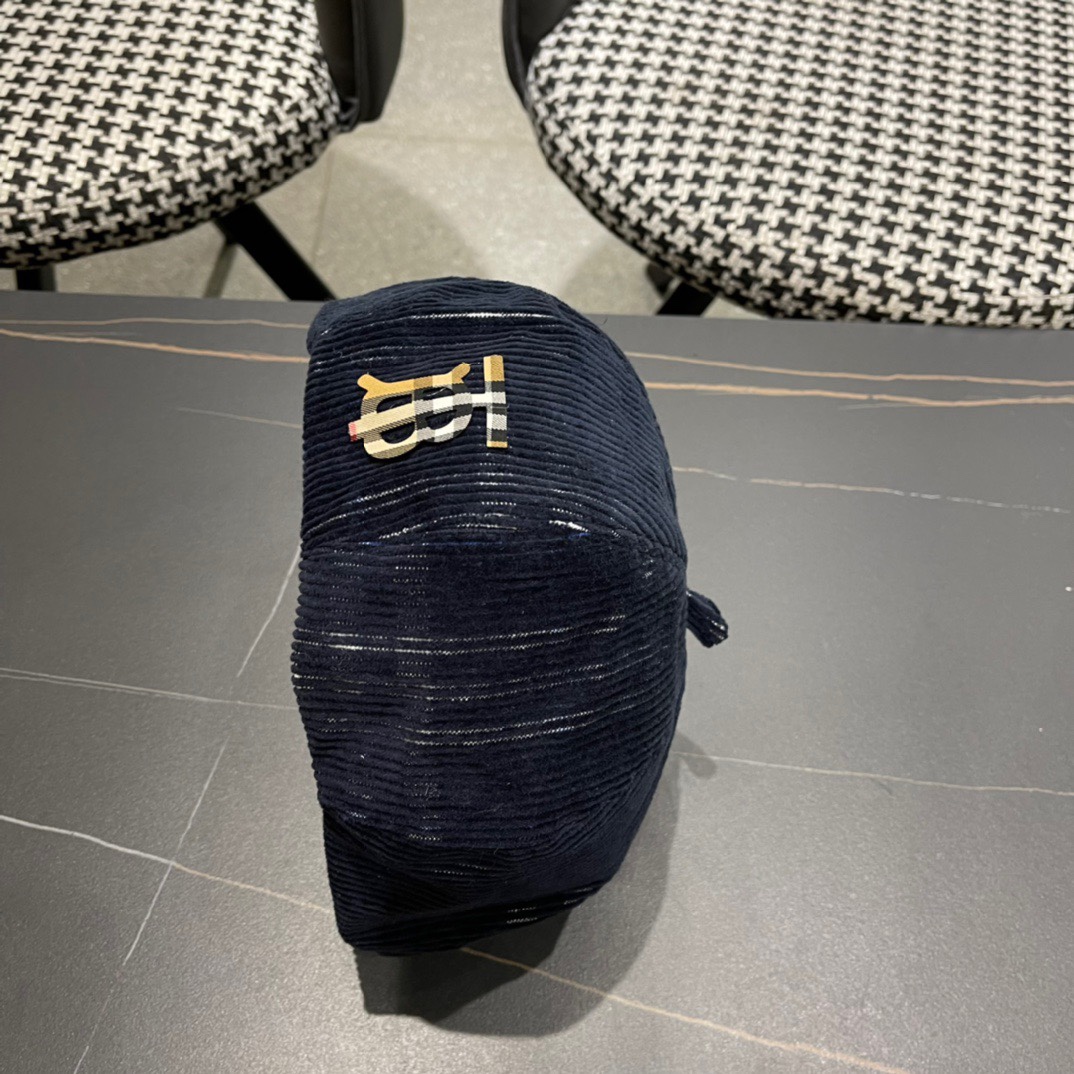 Burberry巴宝莉2024早秋新款官方贝雷帽画家帽头围57cm