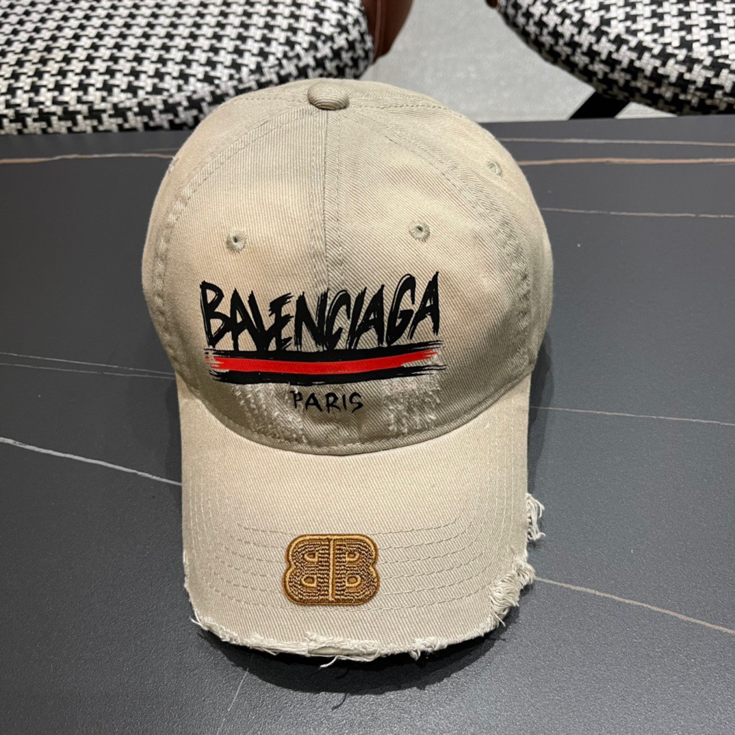 BALENCIAGA巴黎世家新款画画棒球帽很酷的色系男女佩戴都有不同style巴黎粉必入款！