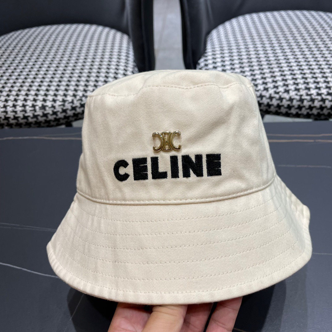 CELINE赛琳2024新款牛仔渔夫帽出街必备超好搭配赶紧入手！