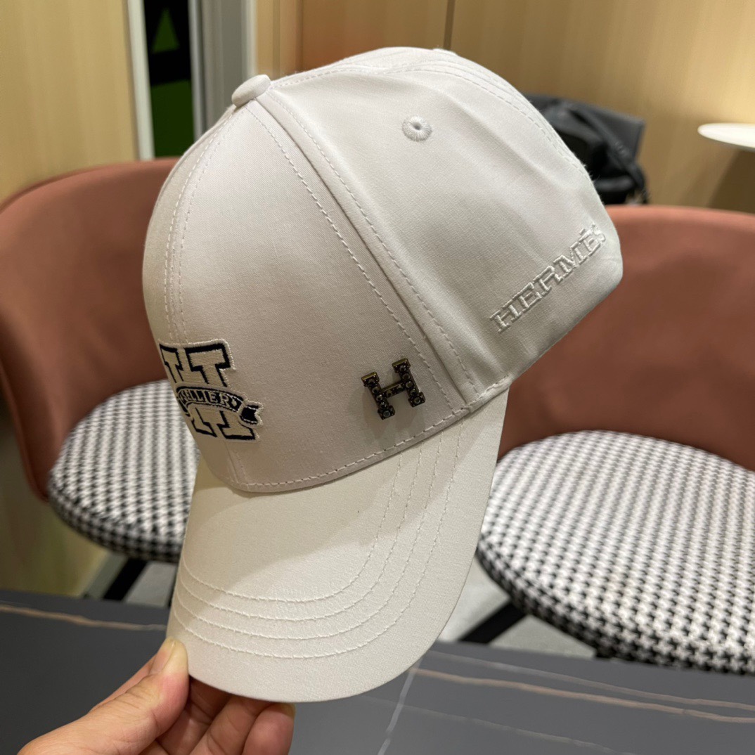 爱马仕hermes2024棒球帽官网原版里布高版本懂货的来透气舒适防晒指数超高气质名媛风