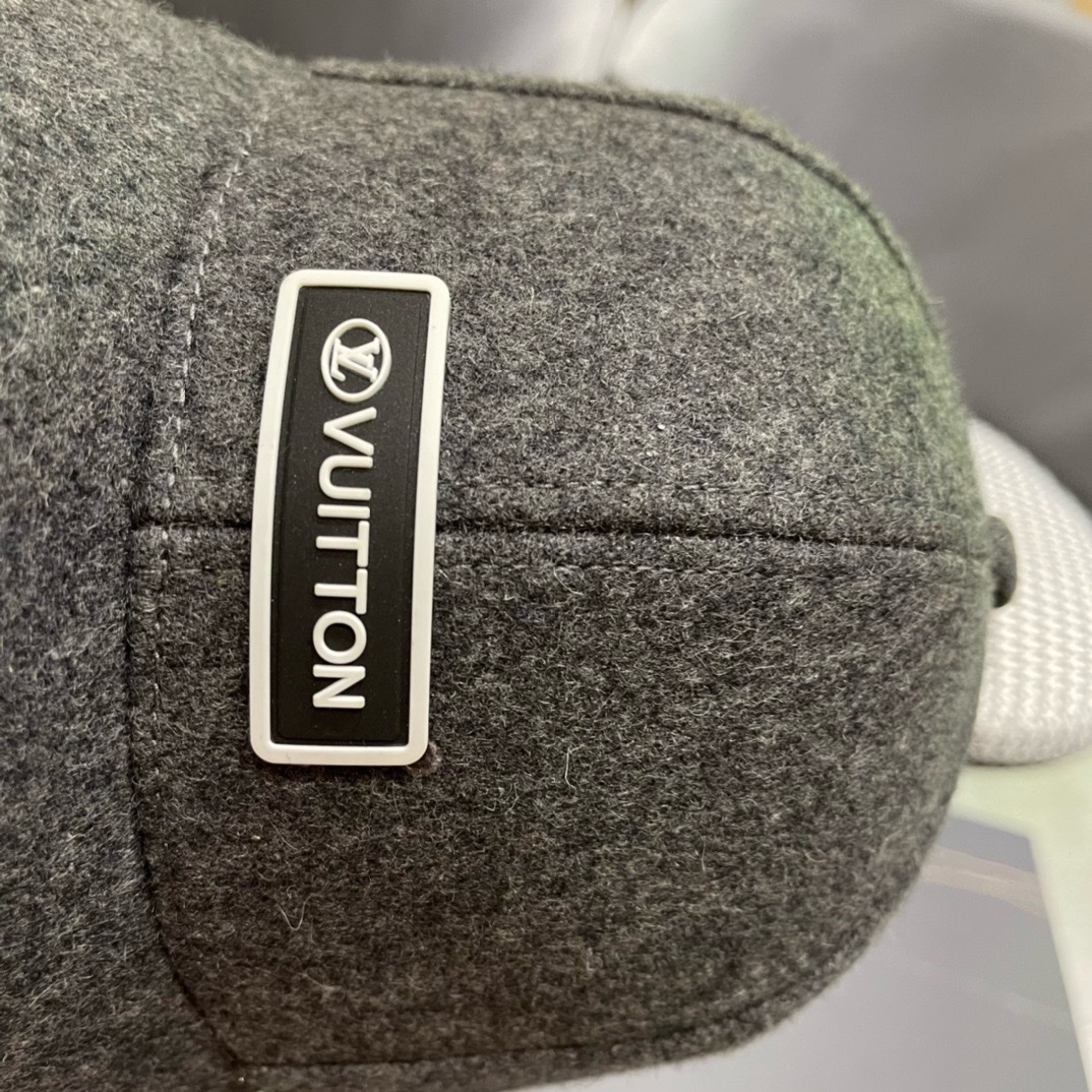 路易威登LouisVuitton2024早秋羊毛新款棒球帽LV棒球帽简约大气男女通用