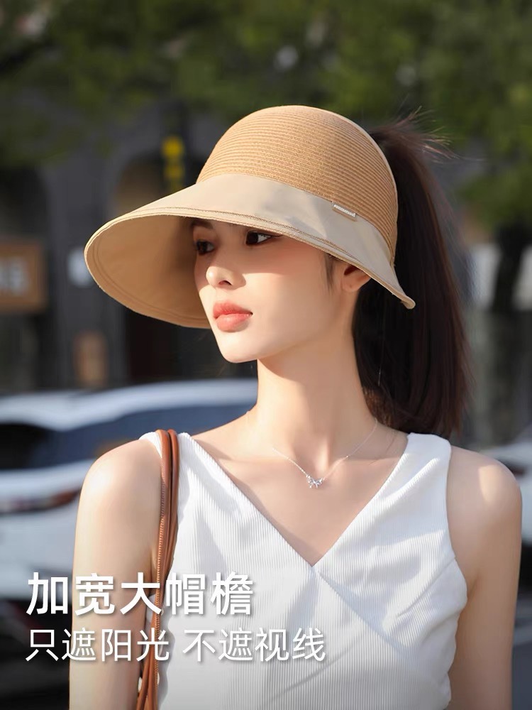 Chanel香奈儿2024夏款空顶遮阳渔夫帽浪漫沙滩款！出街必备