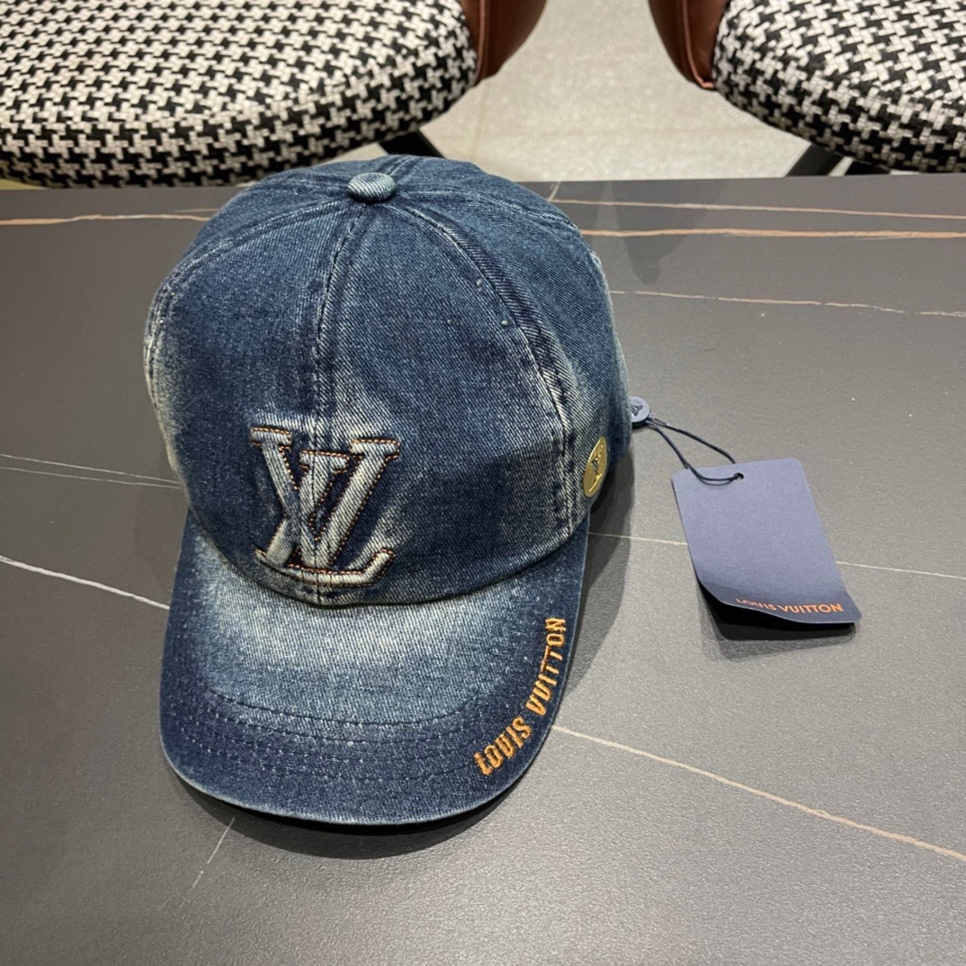 新款出货LV路易威登新款原单棒球帽专柜1:1开模订制精细刺绣！质量超赞基础头围56贴片可调节