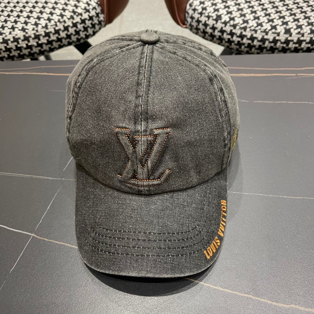 新款出货LV路易威登新款原单棒球帽专柜1:1开模订制精细刺绣！质量超赞基础头围56贴片可调节