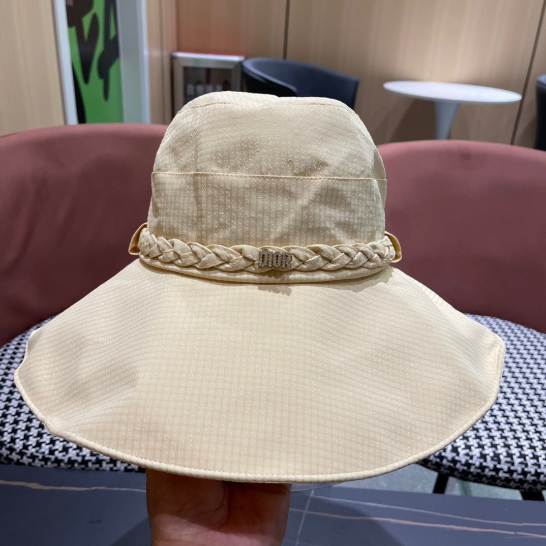 DIOR迪奥2024春夏新款渔夫帽潮流达人必备女款防晒神器