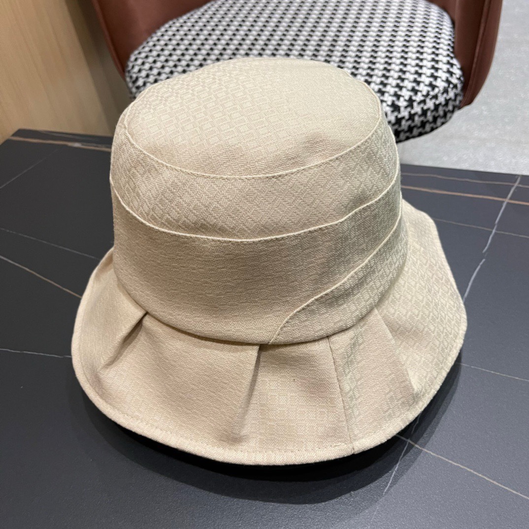 BALENCIAGA巴黎世家2024夏季新款渔夫帽帆布帽简约休闲百搭款头围57cm