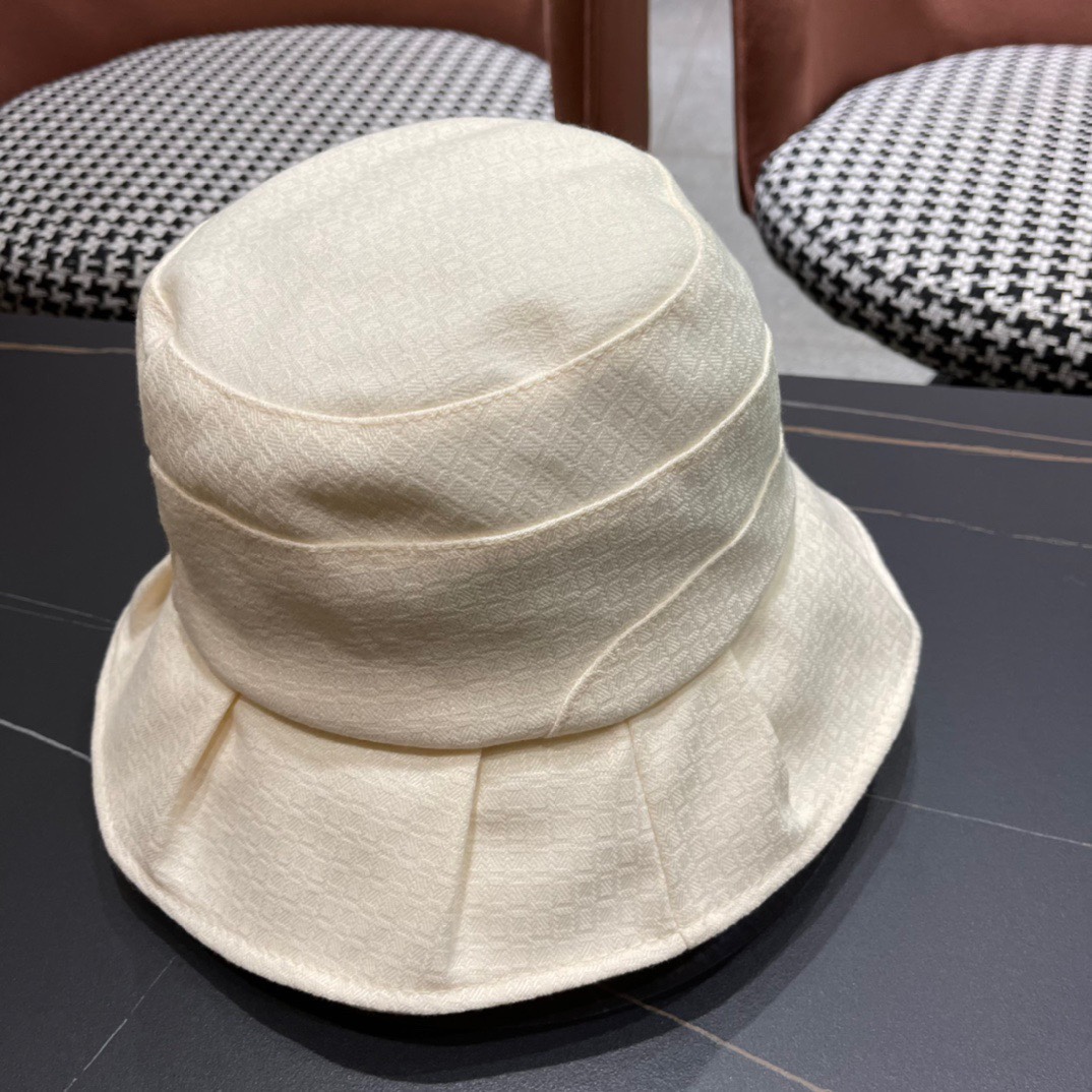 BALENCIAGA巴黎世家2024夏季新款渔夫帽帆布帽简约休闲百搭款头围57cm