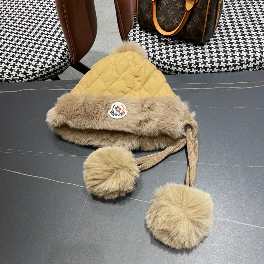 monclet蒙口韩版雷锋帽女冬季防寒保暖护耳套头帽加绒加厚骑车防寒雪地帽