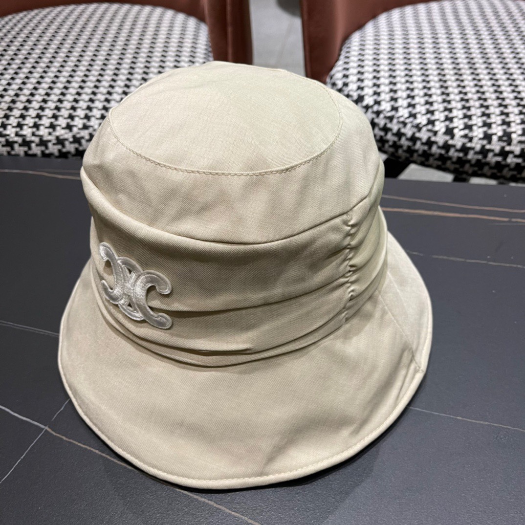 CELINE赛琳2024新款简约渔夫帽春夏季新品