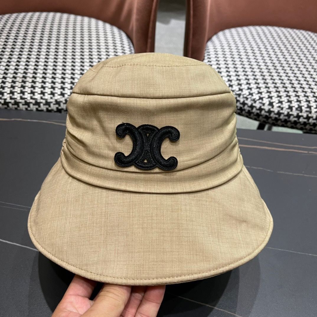 CELINE赛琳2024新款简约渔夫帽春夏季新品