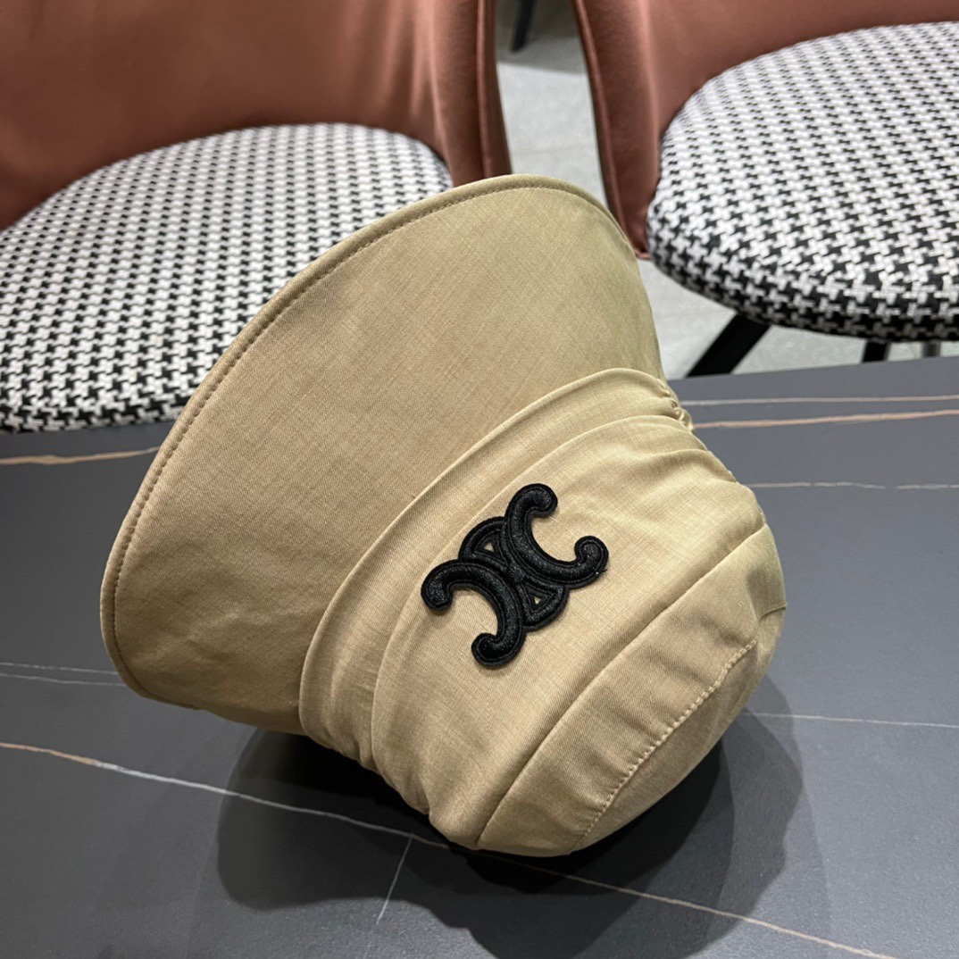 CELINE赛琳2024新款简约渔夫帽春夏季新品