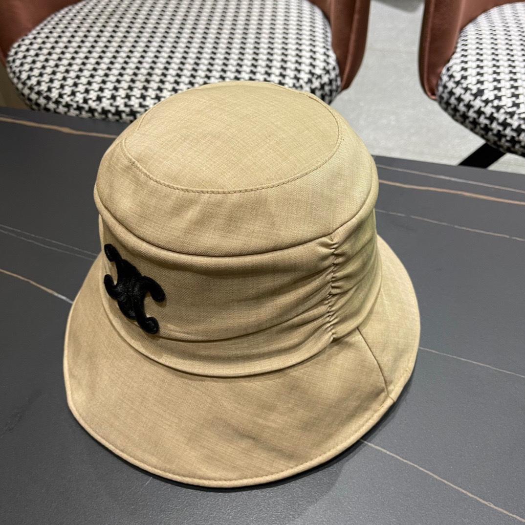 CELINE赛琳2024新款简约渔夫帽春夏季新品