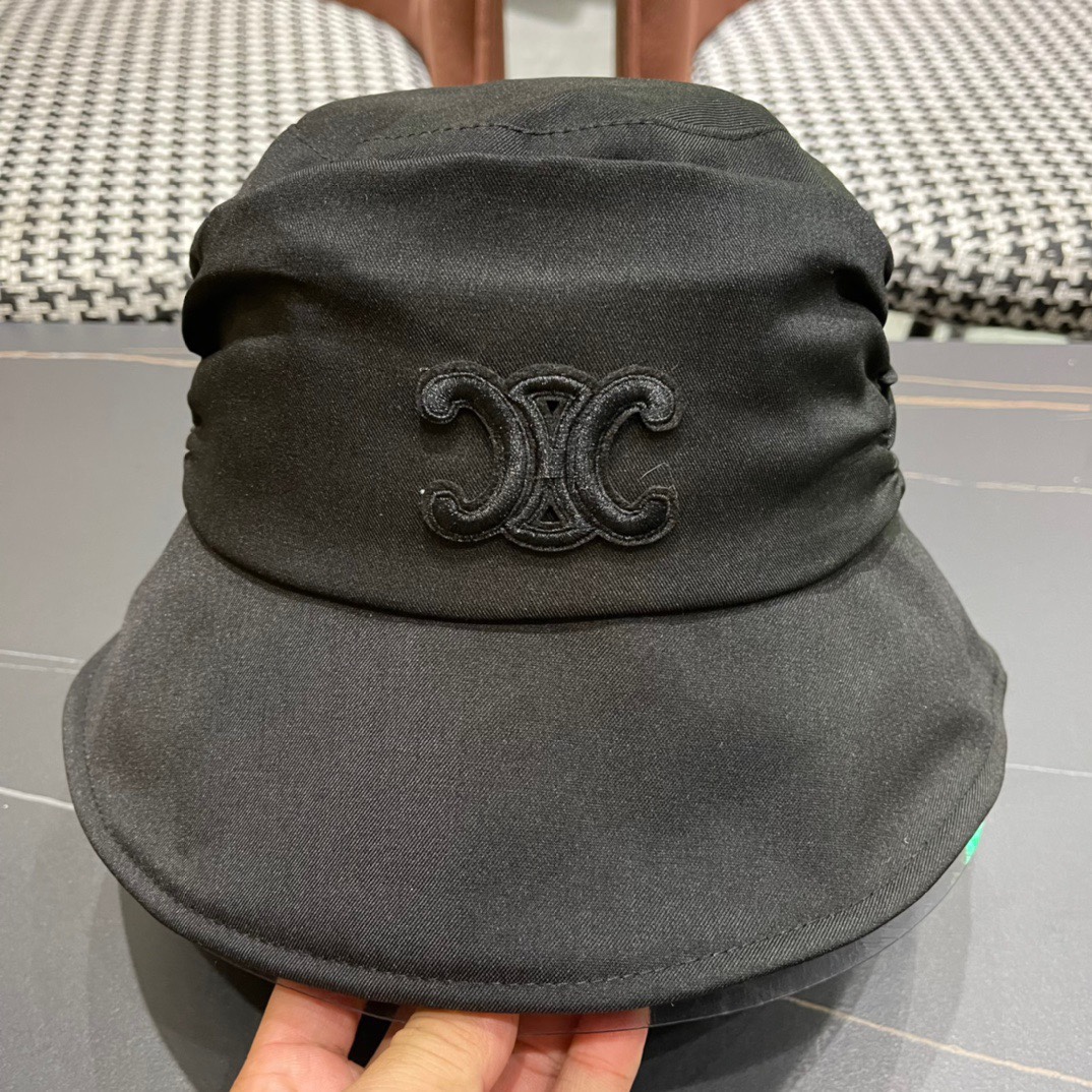 CELINE赛琳2024新款简约渔夫帽春夏季新品