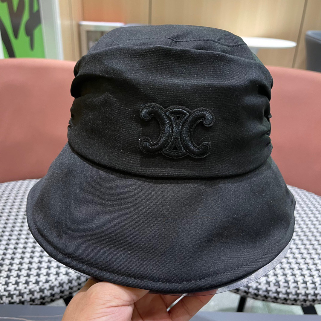 CELINE赛琳2024新款简约渔夫帽春夏季新品