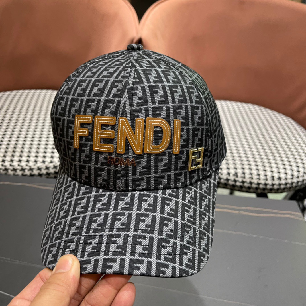新款出货Fendi芬迪新款原单棒球帽专柜常年热卖款口碑极佳1:1开模订制轻盈透气！质量超赞基础头围56贴