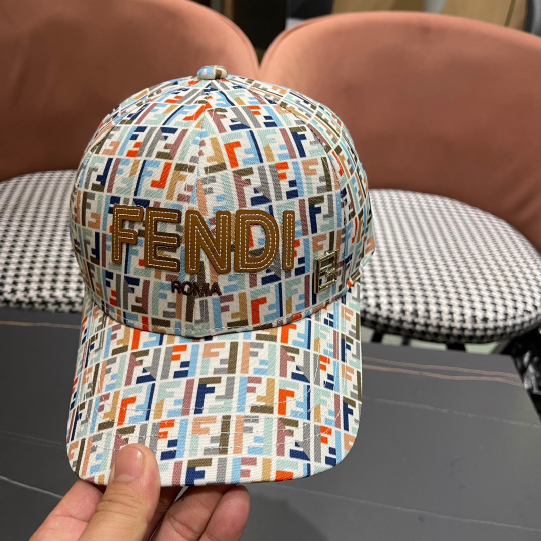 新款出货Fendi芬迪新款原单棒球帽专柜常年热卖款口碑极佳1:1开模订制轻盈透气！质量超赞基础头围56贴