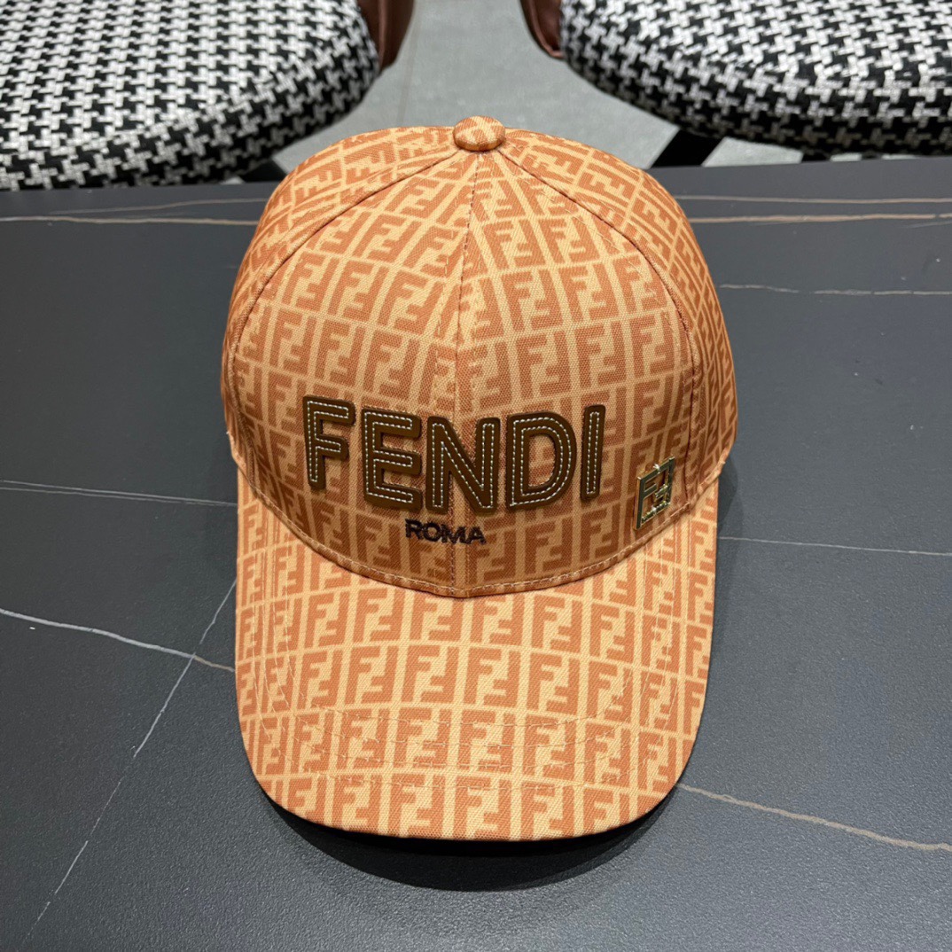 新款出货Fendi芬迪新款原单棒球帽专柜常年热卖款口碑极佳1:1开模订制轻盈透气！质量超赞基础头围56贴