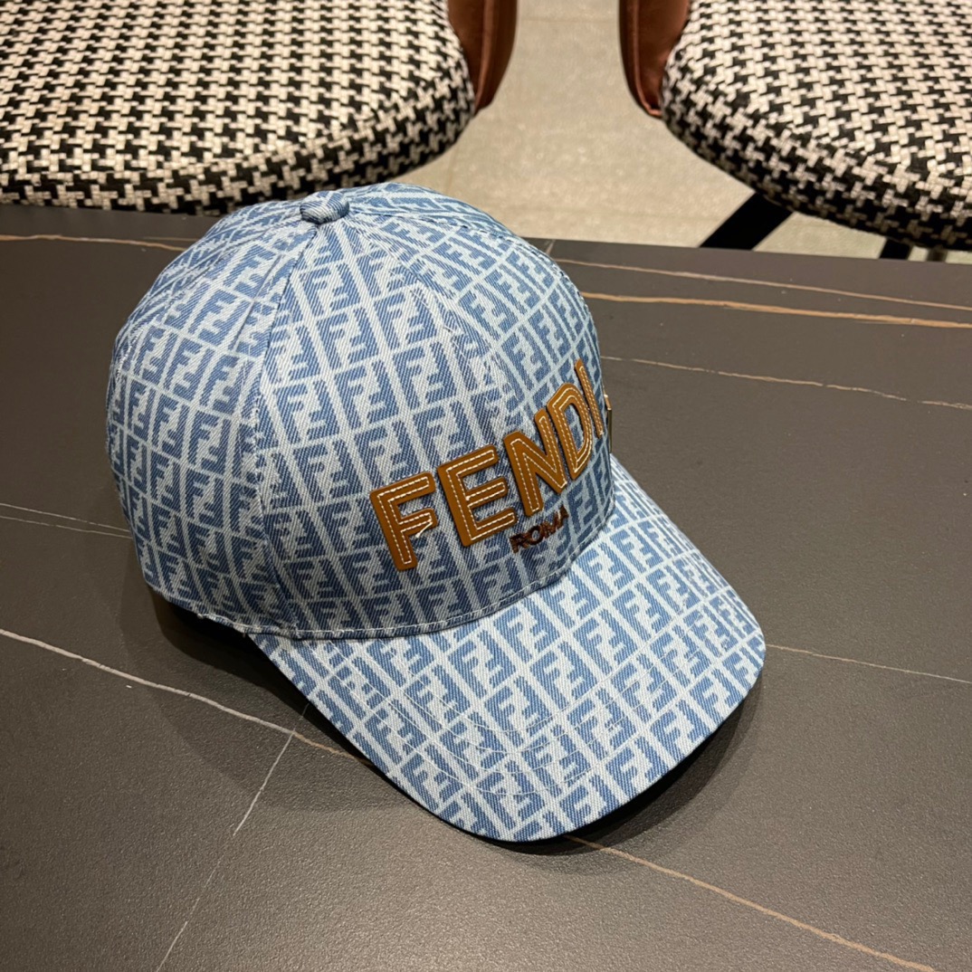 新款出货Fendi芬迪新款原单棒球帽专柜常年热卖款口碑极佳1:1开模订制轻盈透气！质量超赞基础头围56贴