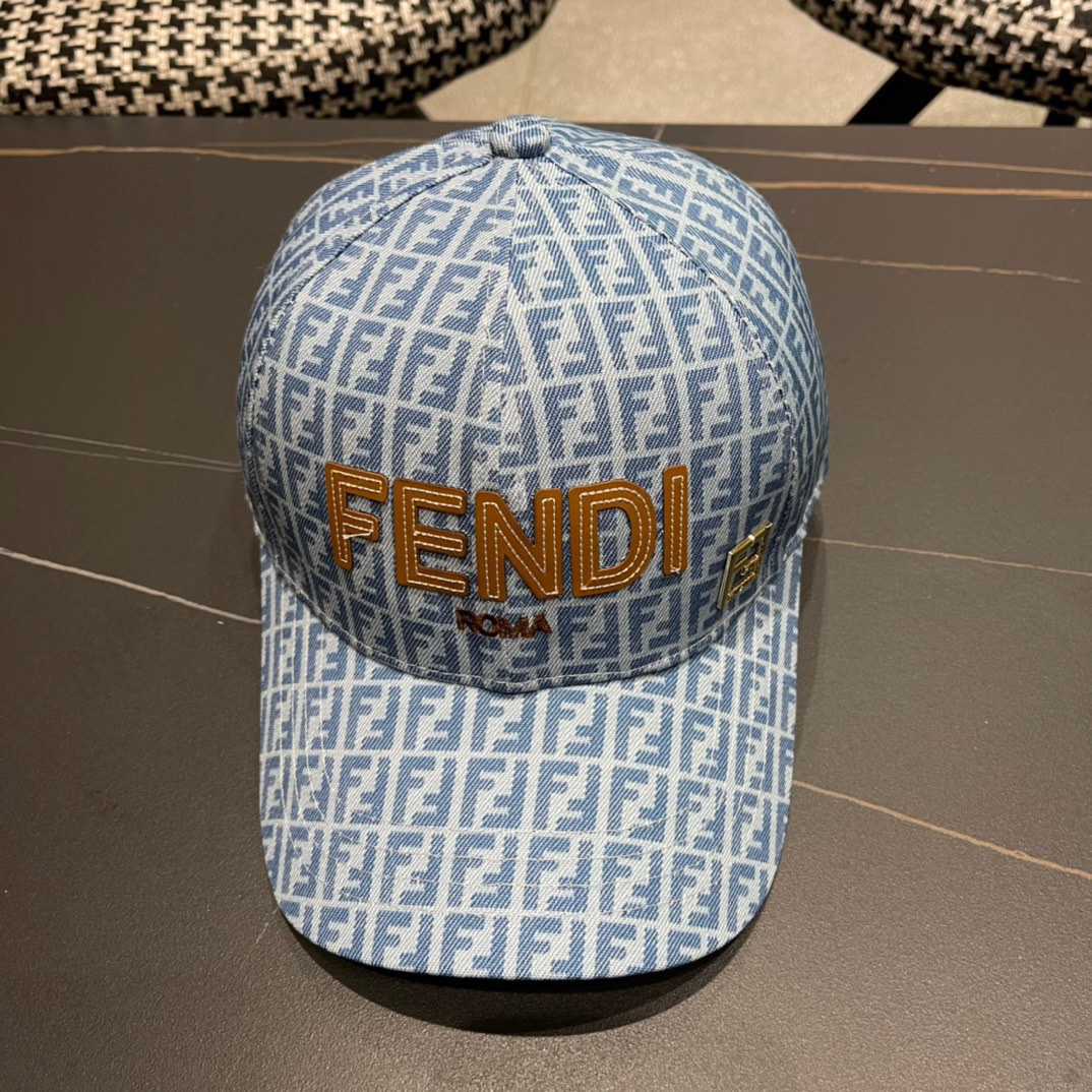新款出货Fendi芬迪新款原单棒球帽专柜常年热卖款口碑极佳1:1开模订制轻盈透气！质量超赞基础头围56贴