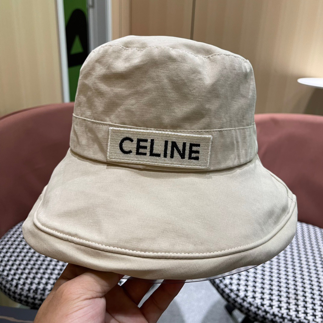 CELINE赛琳2024新款简约渔夫帽简约大气夏季新品