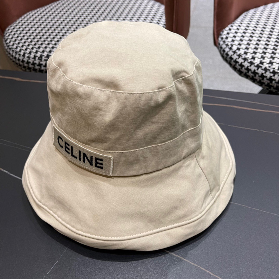 CELINE赛琳2024新款简约渔夫帽简约大气夏季新品