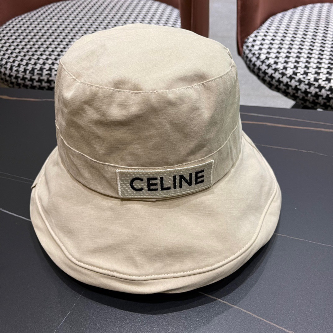 CELINE赛琳2024新款简约渔夫帽简约大气夏季新品
