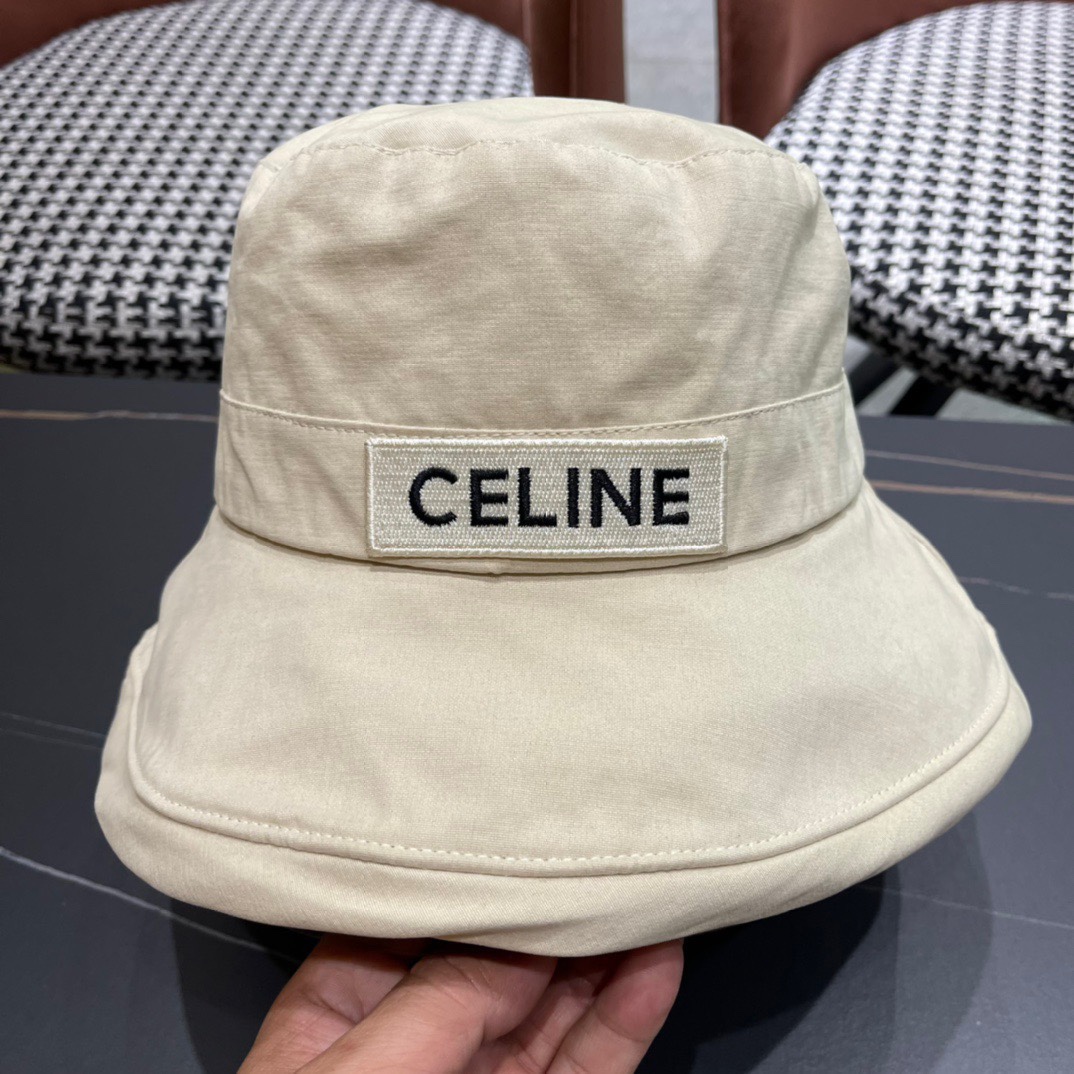 CELINE赛琳2024新款简约渔夫帽简约大气夏季新品