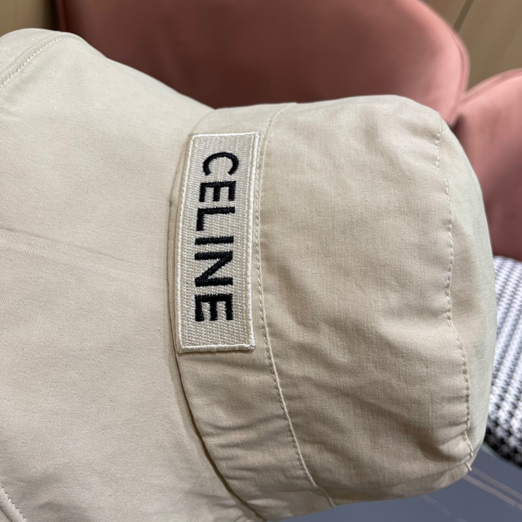 CELINE赛琳2024新款简约渔夫帽简约大气夏季新品