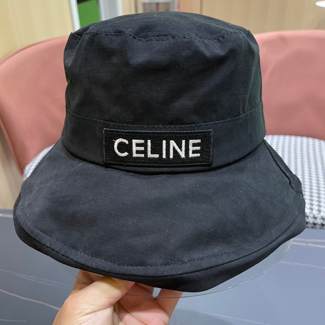 CELINE赛琳2024新款简约渔夫帽简约大气夏季新品