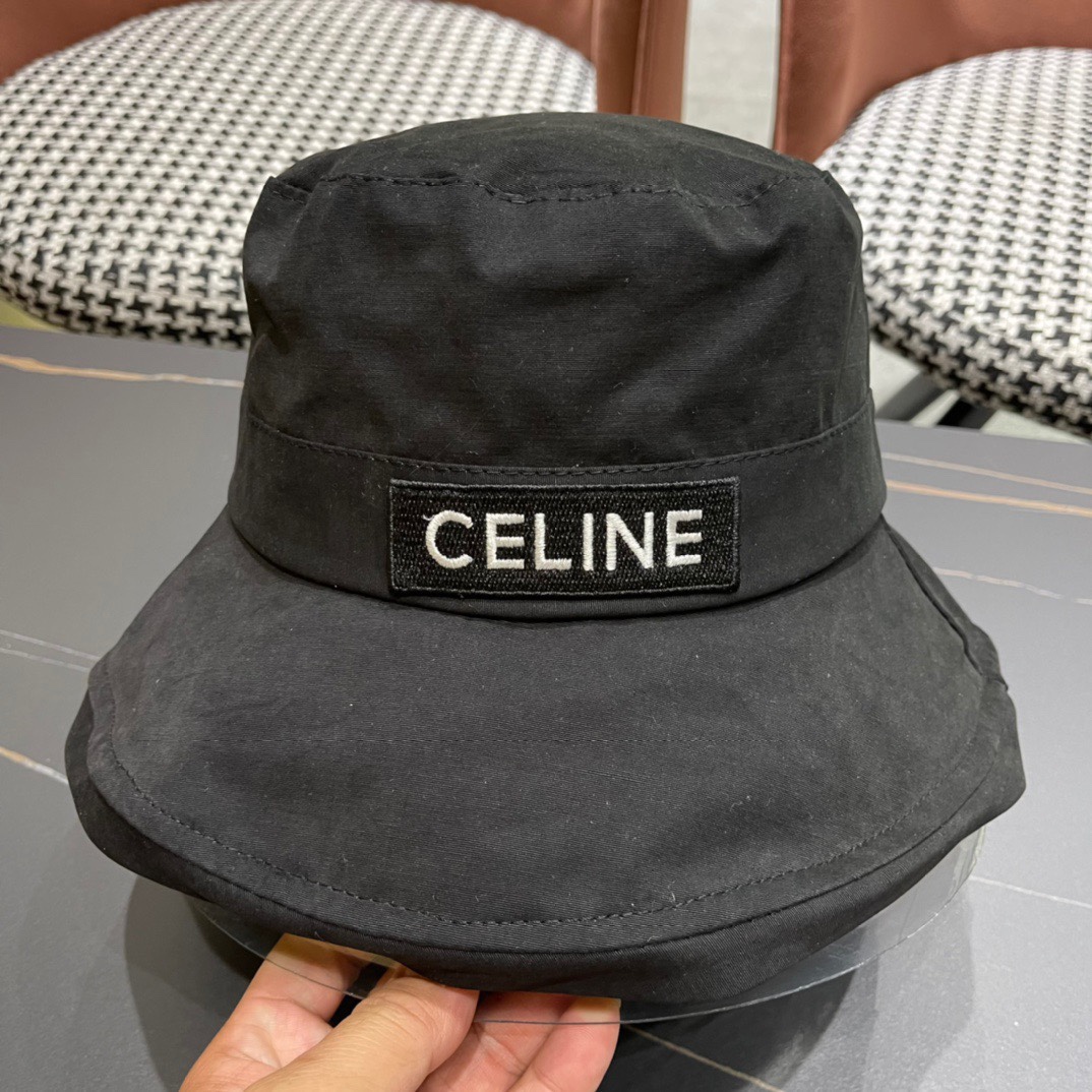 CELINE赛琳2024新款简约渔夫帽简约大气夏季新品