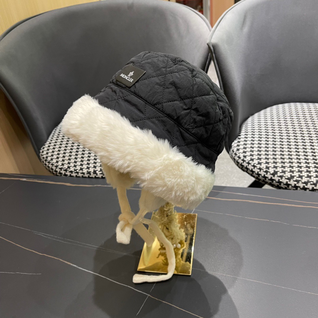 蒙囗MONCLER2024秋冬款毛绒护耳雷锋帽加厚更保暖时尚流行质感一流秋冬保暖最佳名品赶紧订购哦跑量款