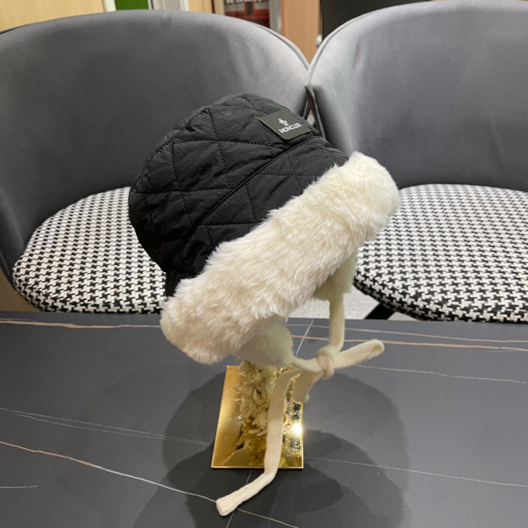 蒙囗MONCLER2024秋冬款毛绒护耳雷锋帽加厚更保暖时尚流行质感一流秋冬保暖最佳名品赶紧订购哦跑量款