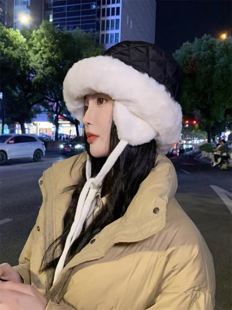蒙囗MONCLER2024秋冬款毛绒护耳雷锋帽加厚更保暖时尚流行质感一流秋冬保暖最佳名品赶紧订购哦跑量款
