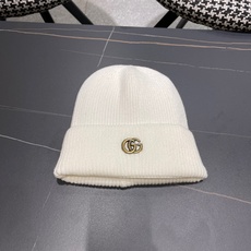 GUCCI古奇 时尚法式羊毛毛线帽子女冬季保暖针织帽潮条纹毛线帽 GUCCI古奇 时尚法式羊毛毛线帽子女冬季保暖针织帽潮条纹毛线帽